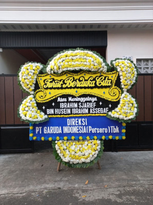 Papan Bunga Duka di Kebon Kelapa