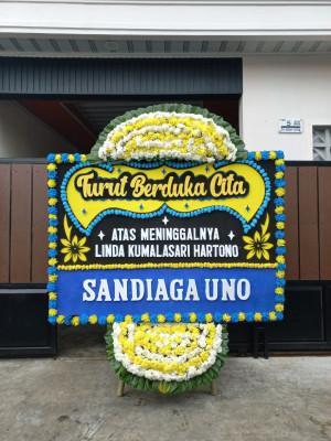 Papan Bunga Duka di Kebon Kelapa